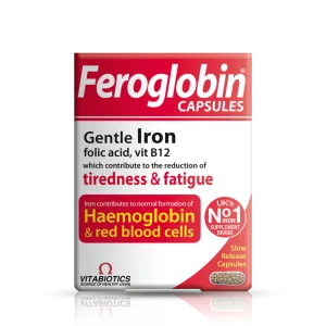 Vitabiotics Feroglobin B12 30 Capsules - Iron and Vitamin Supplement