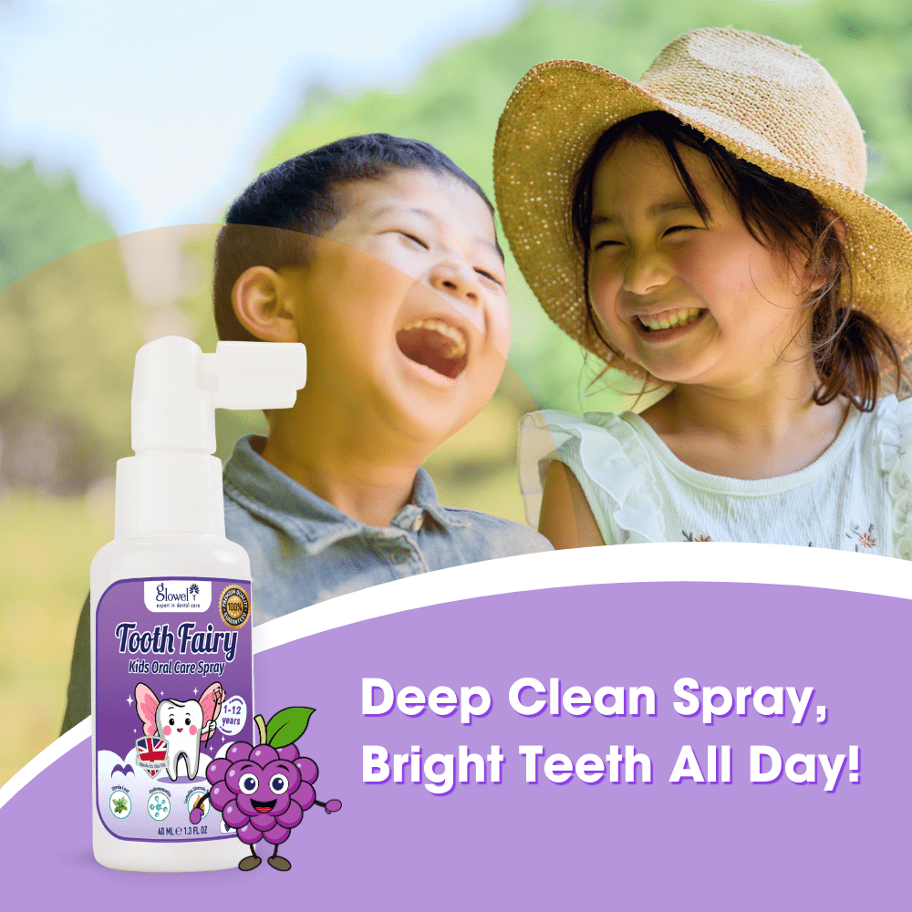 Glowel Tooth Fairy Kids Oral Care Spray – Grape Flavour